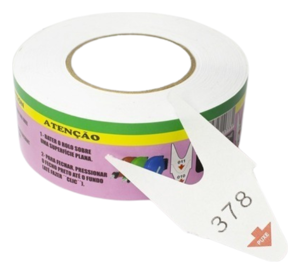 Rolo de senhas numéricas